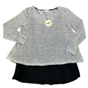 Hayden Los Angeles Tan Open Back‎ Sweater Size M